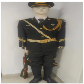 国护队礼服  国旗班礼服（含礼服、大檐帽、帽徽、领花、肩章、绶带、武装带、臂章、领带、礼宾靴）