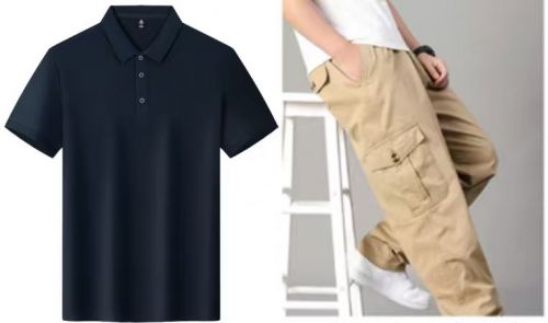 夏季工作服  含上衣+裤子，上衣面料：70%可再生纤维，30%杜邦索罗娜 ，裤子面料：65%棉，35%聚酯纤维，纱织密度：23.5*20.5