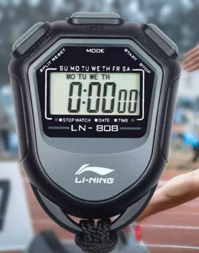 秒表 生活防水 可手持可挂脖   型号003-1