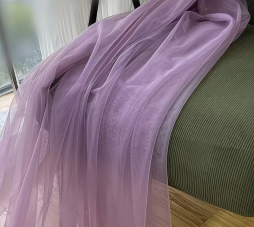 网纱背景纱 多巴胺彩虹桥柔软网纱1.7m*3m