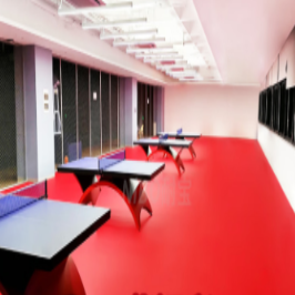 乒乓球地胶  艾力特 多色地胶 布纹 绿色环保 5mm