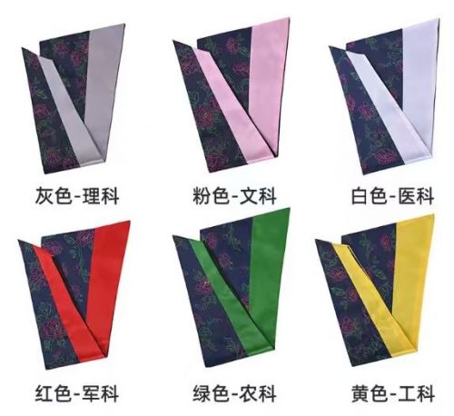 披肩 学士服披肩 学士服垂布本科硕士博士毕业服配件披肩文理工医农军科领子 具体科目联系客服